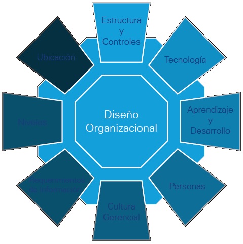 diseño organizacional, elementos